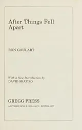 Cover of After things fell apart