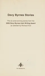 Cover of Davy Byrnes stories