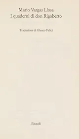 Cover of I quaderni di don Rigoberto