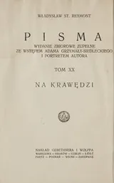 Cover of Na krawędzi