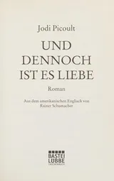 Cover of Und dennoch ist es Liebe