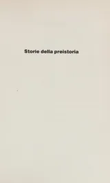 Cover of Storie della preistoria