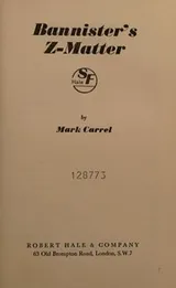 Cover of Bannister's Z-matter