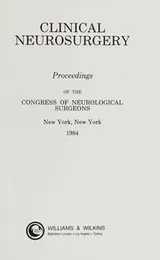 Cover of Clinical Neurosurgery