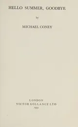 Cover of Hello Summer, Goodbye
