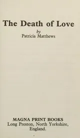 Cover of The Death of Love