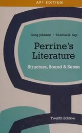 Cover of Perrine's Literature--Structure, Sound & Sense--Twelfth Edition