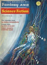 Cover of The Magazine of Fantasy and Science Fiction, December 1968 (Volume 35, No. 6)
