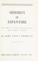 Cover of Summits of adventure