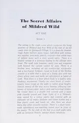 Cover of The secret affairs of Mildred Wild