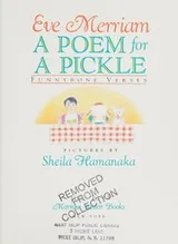 Cover of A poem for a pickle
