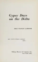 Cover of Gypsy days on the Delta