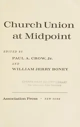 Cover of Church Union at Midpoint