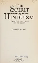 Cover of The spirit of Hinduism