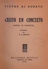 Cover of Cristo en concreto (Christ in concrete)