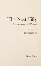 Cover of The next fifty billion years