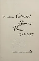 Cover of Collected Shorter Poems 1927-1957