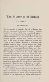 Cover of The mysteries of Britain