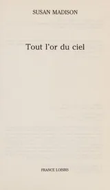 Cover of Tout l'or du ciel