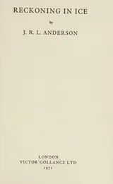 Cover of Reckoning in ice