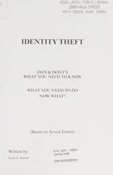 Cover of Identity theft