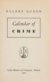 Cover of Calendar of Crime (Mystery Collection)
