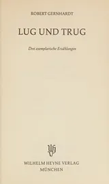 Cover of Lug und Trug