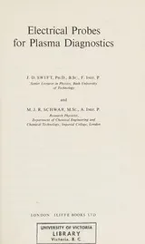 Cover of Electrical probes for plasma diagnostics