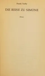 Cover of Die Reise zu Simone