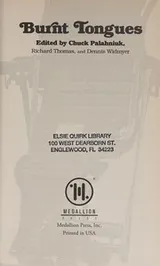 Cover of Burnt tongues