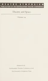 Cover of Theatre Symposium, Vol. 24
