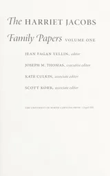 Cover of The Harriet Jacobs family papers