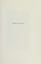 Cover of Updike in Cincinnati