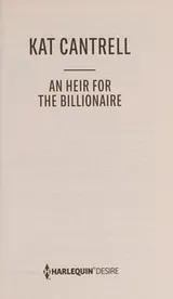 Cover of Heir for the Billionaire
