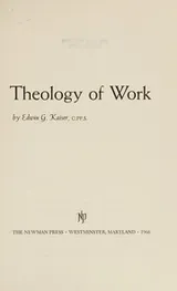 Cover of Theology of Work