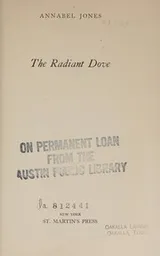 Cover of The radiant dove