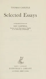 Cover of Selected essays