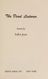 Cover of The dead lecturer