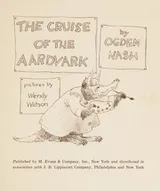 Cover of The cruise of the Aardvark