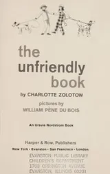 Cover of The unfriendly book