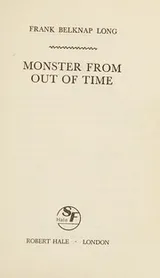 Cover of Monster fromout of time