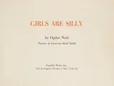 Cover of Girls are silly