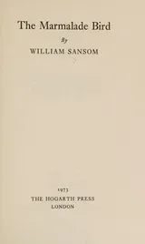 Cover of The marmalade bird