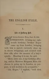 Cover of The English exile