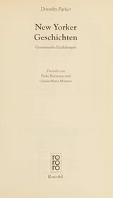 Cover of New Yorker Geschichten