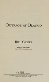 Cover of Outrage at Blanco