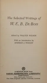 Cover of DuBois, The Selected Writings of W. E. B
