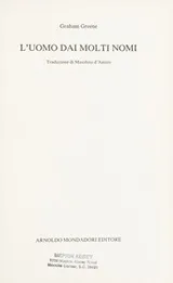 Cover of L'uomo dai molti nomi