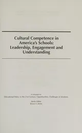 Cover of Cultural competence in America's schools