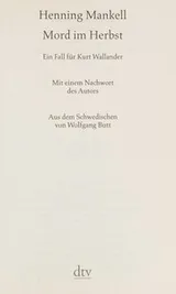 Cover of Mord im Herbst